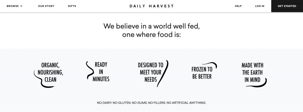 daily harvest food