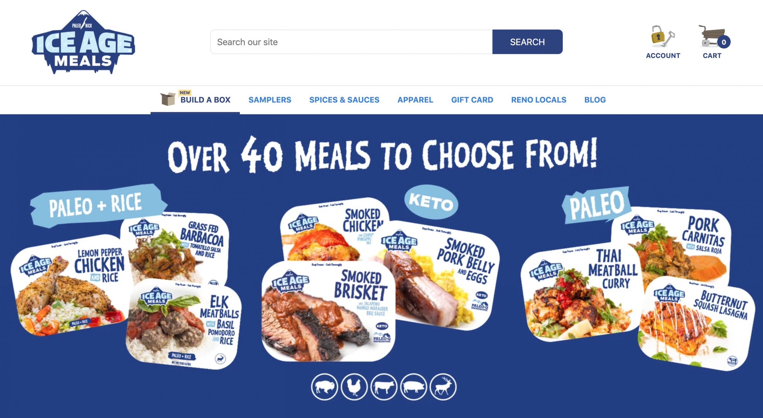 Ice Age Meals main page