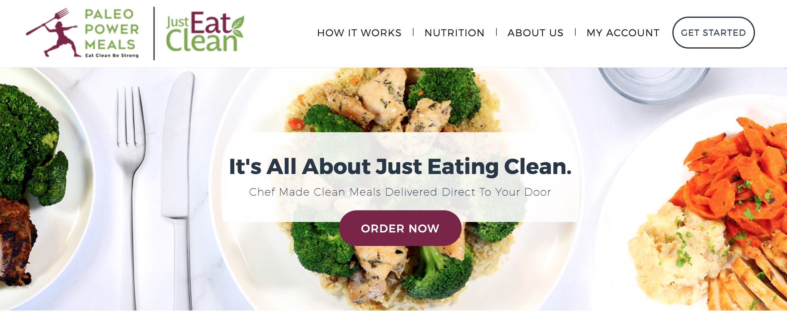 Paleo Power Meals main page