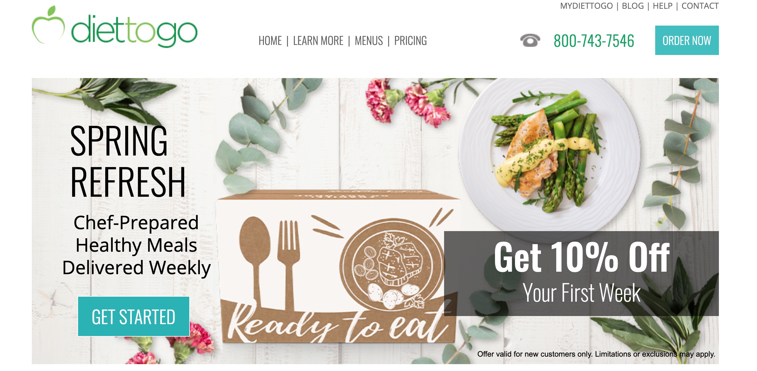Diet-to-Go main page