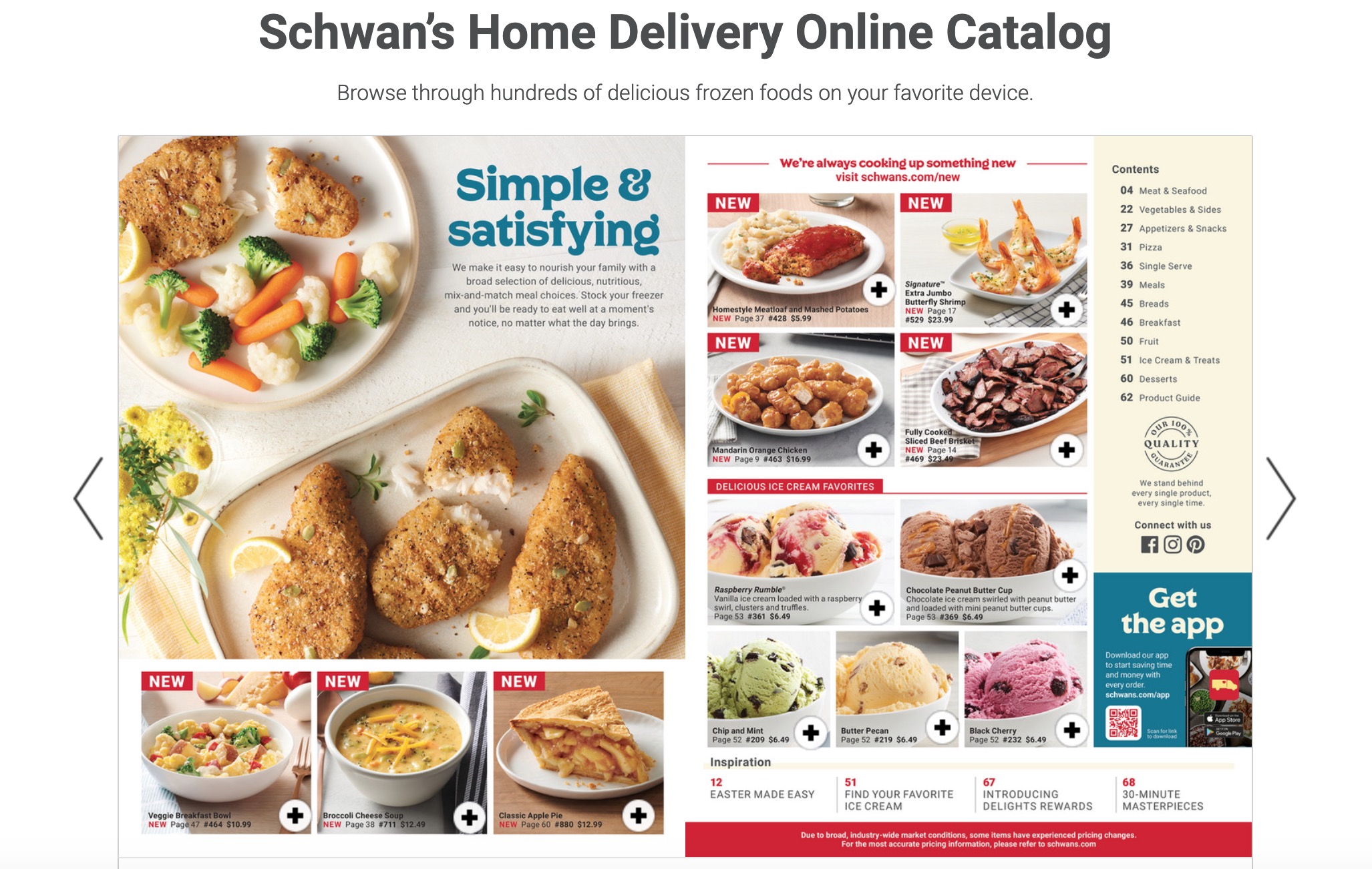 Schwans Catalog 2025